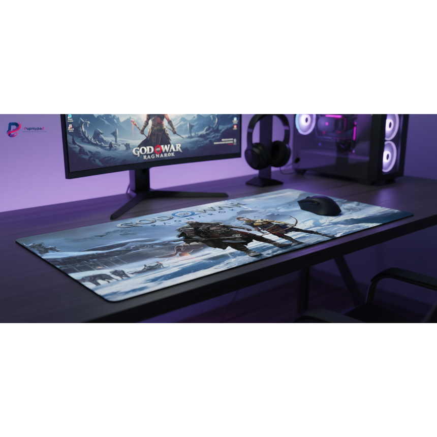 Tapis de souris Gaming God of War Ragnarök - Précision Esport & Glisse Ultime
