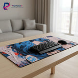 Tapis de souris Gaming League of Legends - Édition Jinx Manga Blue XXL