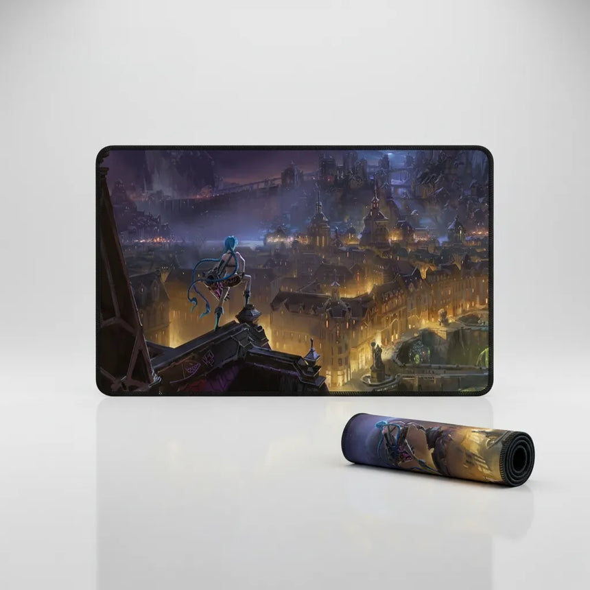 Tapis de souris Gaming League of Legends - Édition Jinx & Zaun