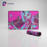 Tapis de souris Gaming League of Legends - Édition Néon Jinx (XXL)