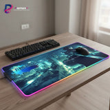 Tapis de souris Gaming RGB - Final Fantasy Edition Noctis  Précision & Immersion