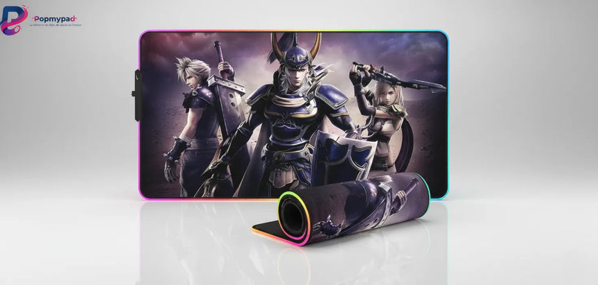 Tapis de souris Gaming RGB - Final Fantasy Legends Edition - Précision & Vitesse