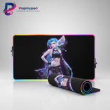 Tapis de souris Gaming RGB - League of Legends : Jinx Edition XXL