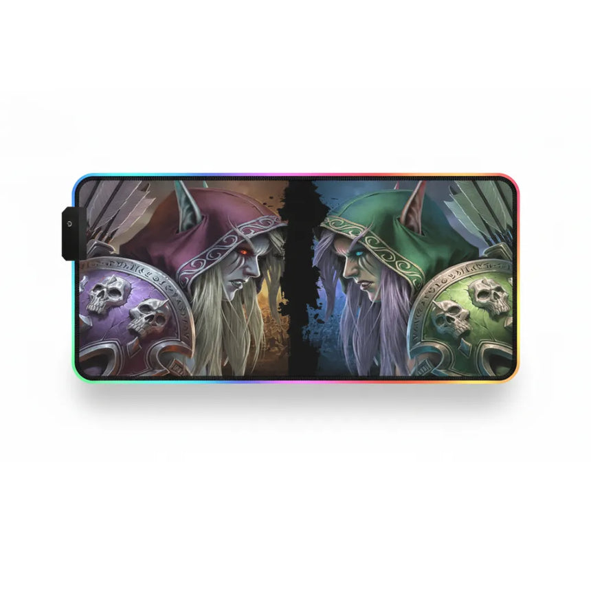 Tapis de souris Gaming RGB - World of Warcraft : Sylvanas Edition - Précision Esport XXL