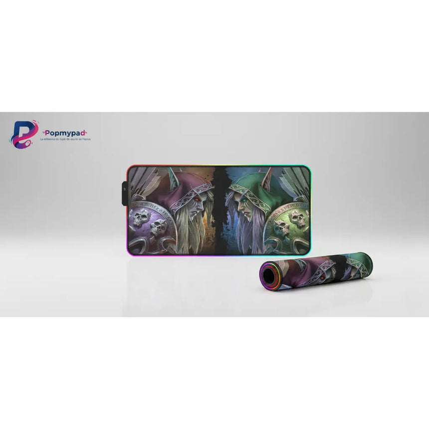 Tapis de souris Gaming RGB - World of Warcraft : Sylvanas Edition - Précision Esport XXL