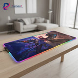 Tapis de souris Gaming RGB League of Legends - Jinx & Vi Arcane Edition