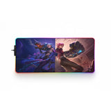Tapis de souris Gaming RGB League of Legends - Jinx & Vi Arcane Edition