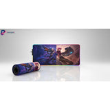 Tapis de souris Gaming RGB League of Legends - Jinx & Vi Arcane Edition