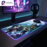 Tapis de souris Gaming RGB — Giyu Tomioka : L'Art du Souffle de l'Eau