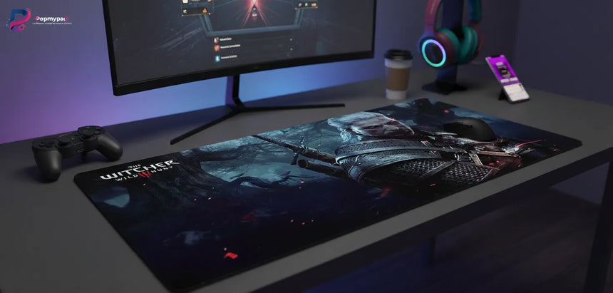 Tapis de souris Gaming THE WITCHER - Geralt de Riv Edition Esport XXL