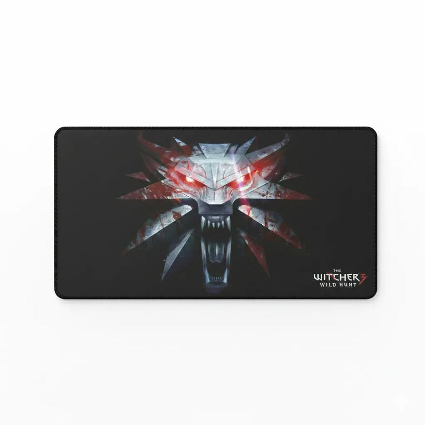 Tapis de souris Gaming The Witcher 3 - Édition Médaillon de l'École du Loup