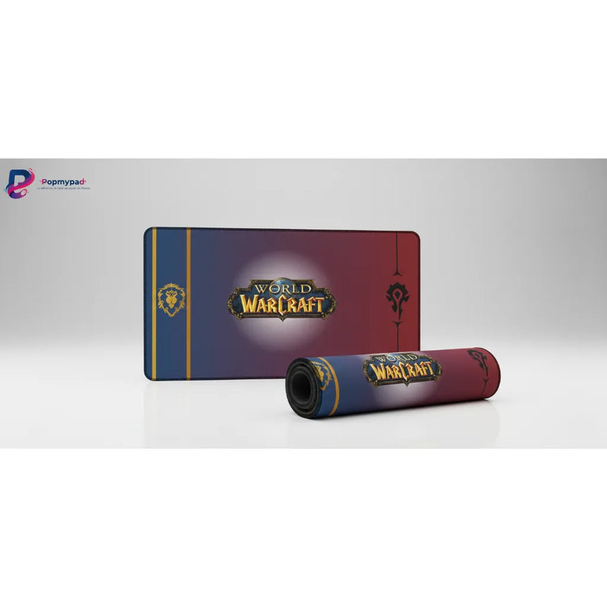 Tapis de souris Gaming World of Warcraft - Édition Alliance vs Horde - Précision E-sport