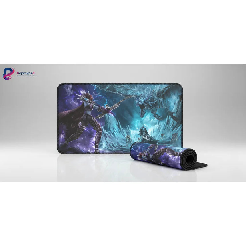 Tapis de souris Gaming World of Warcraft - Édition Duel Épique Sylvanas vs Roi Liche