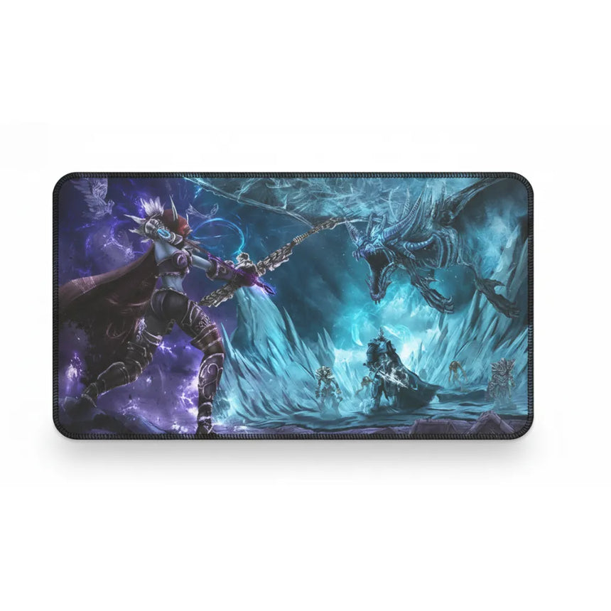 Tapis de souris Gaming World of Warcraft - Édition Duel Épique Sylvanas vs Roi Liche