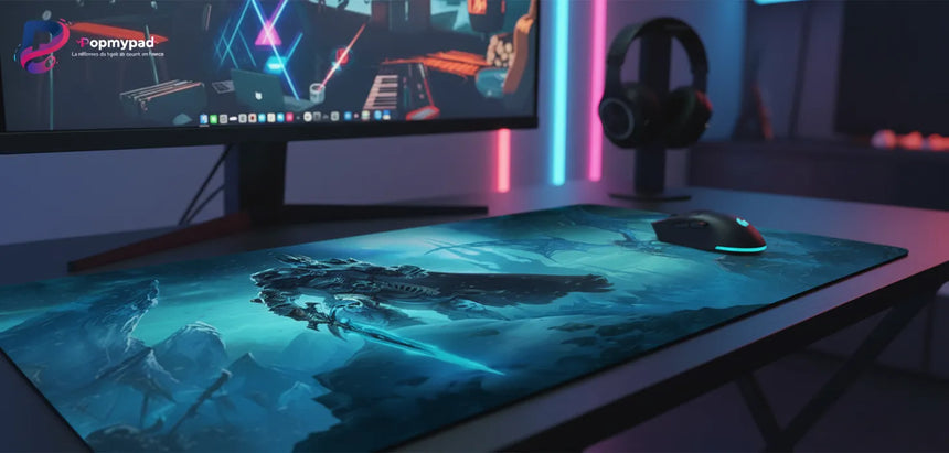 Tapis de souris Gaming World of Warcraft - Édition Le Roi Liche (Arthas)