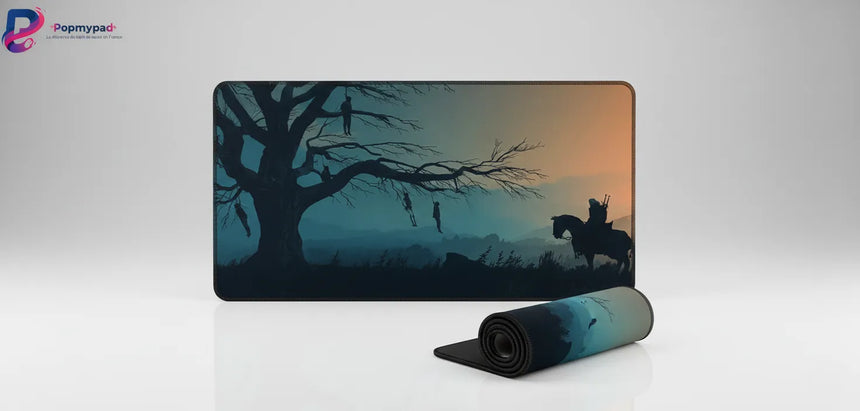 Tapis de souris Gaming XL - The Witcher : L'Arbre du Pendu
