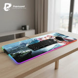 Tapis de souris Gaming XXL - Édition Légende de Lightning : Précision & Esthétique Fantasy