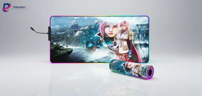 Tapis de souris Gaming XXL - Édition Légende de Lightning : Précision & Esthétique Fantasy