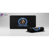 Tapis de souris God of War - Édition Kratos & Symbole Runique Bleu