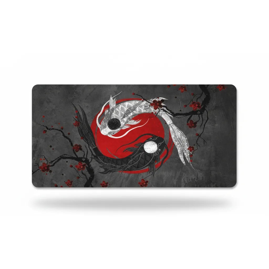 Tapis de souris Japon : L’Harmonie Zen des Carpes Koi
