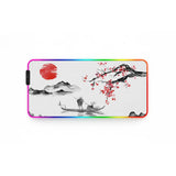 Tapis de souris Japonais RGB — Sérénité du Pêcheur & Sakura