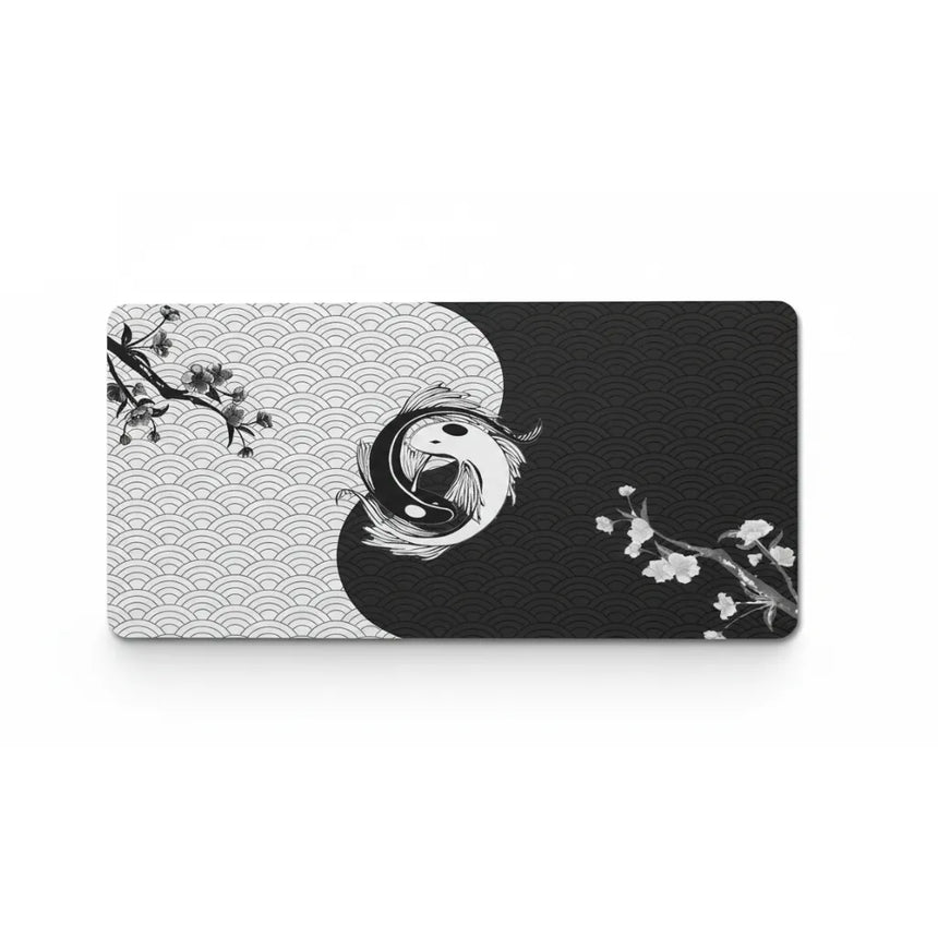 Tapis de souris Japonais Yin-Yang : L'Équilibre Éternel des Carpes Koi