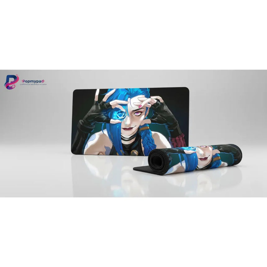 Tapis de souris Jinx Chaos Hextech – Contrôle Absolu & Style Arcane XXL