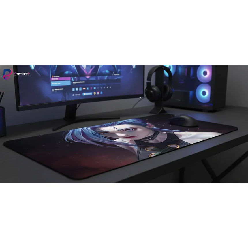 Tapis de souris Jinx  Libérez la Puissance d'Arcane sur votre Bureau