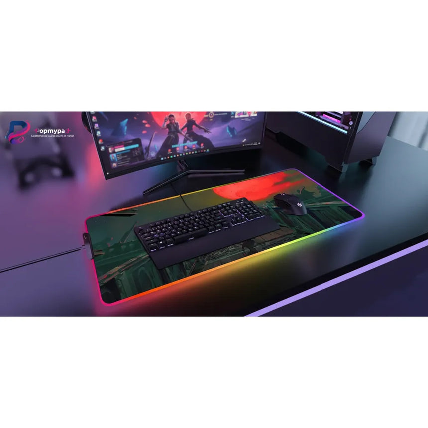 Tapis de souris League of Legends - Edition Jinx Arcane RGB - Performance XXL