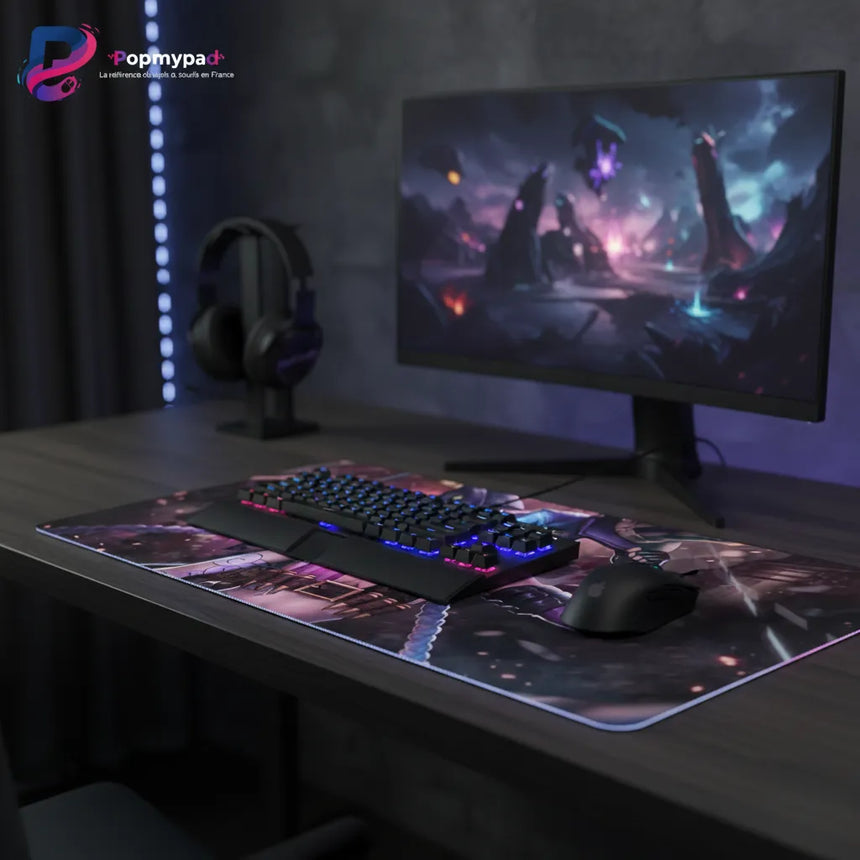 Tapis de souris League of Legends - Edition Jinx : Précision et Chaos XL