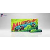 Tapis de souris Mustang Racing - Édition Drift Néon & Haute Performance