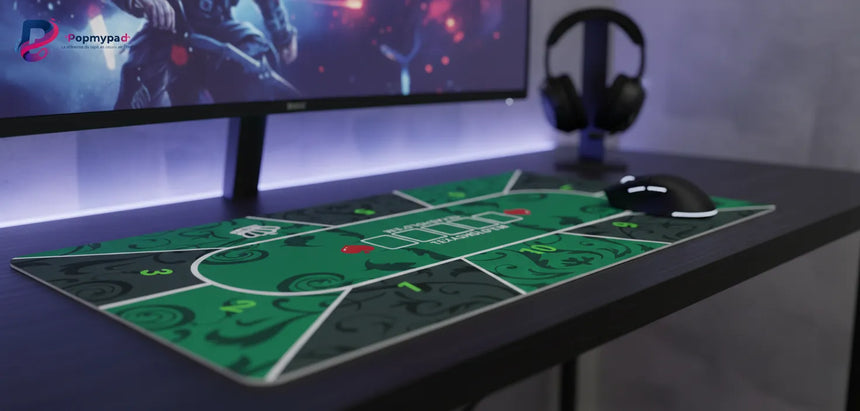 Tapis de souris Poker - Édition Prestige Texas Hold'em