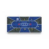 Tapis de souris Poker Texas Hold'em - Édition Royale Bleu & Baroque