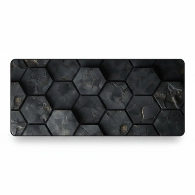 Tapis de souris Polygon - Édition Dark Hex & Gold