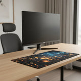 Tapis de souris Polygon Incandescent — Design Cybernétique & Gaming