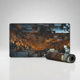 Tapis de souris Polygon — Abysse Géométrique & Design Cyberpunk