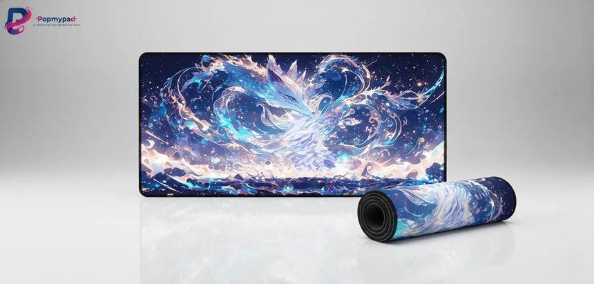 Tapis de souris Renard Céleste - Édition Zen & Éthérée