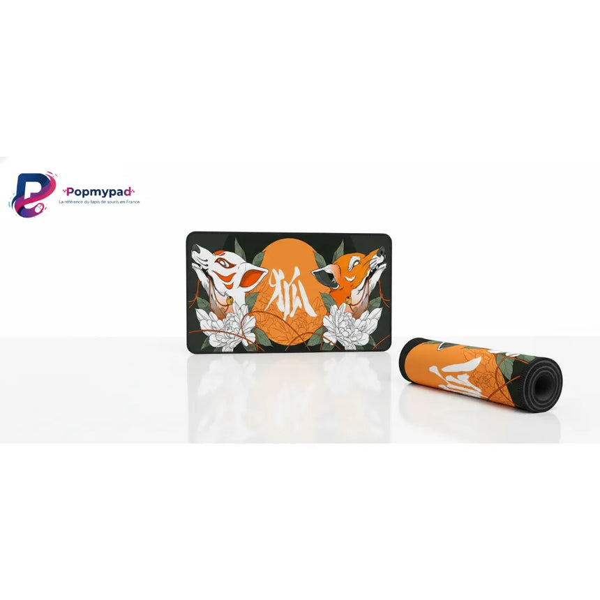 Tapis de souris Renard Japonais - Dualité Kitsune & Style Zen