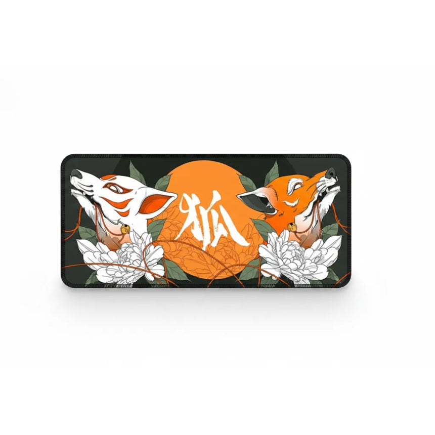 Tapis de souris Renard Japonais - Dualité Kitsune & Style Zen