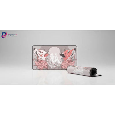 Tapis de souris "Sérénité du Kitsune" – Design Japonais Zen & Minimaliste