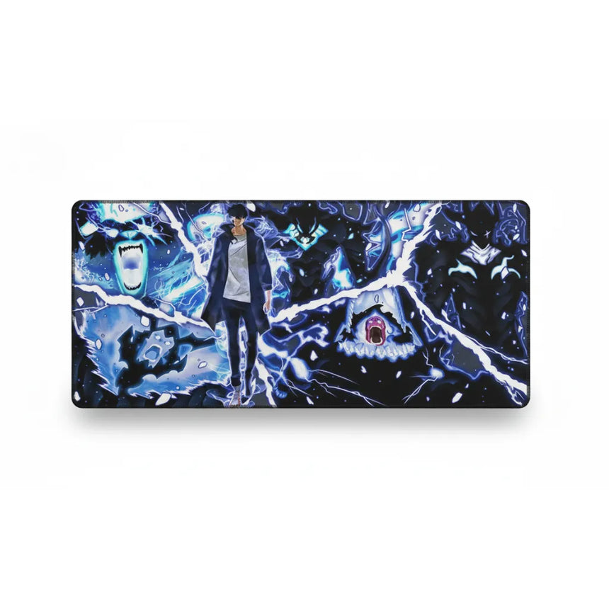 Tapis de souris Solo Leveling - L'Éveil de Sung Jinwoo & l'Armée des Ombres