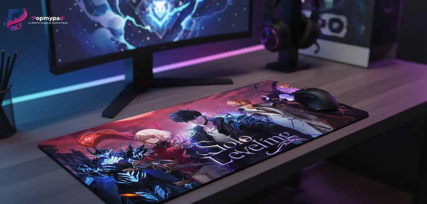 Tapis de souris Solo Leveling - L'Éveil du Monarque des Ombres