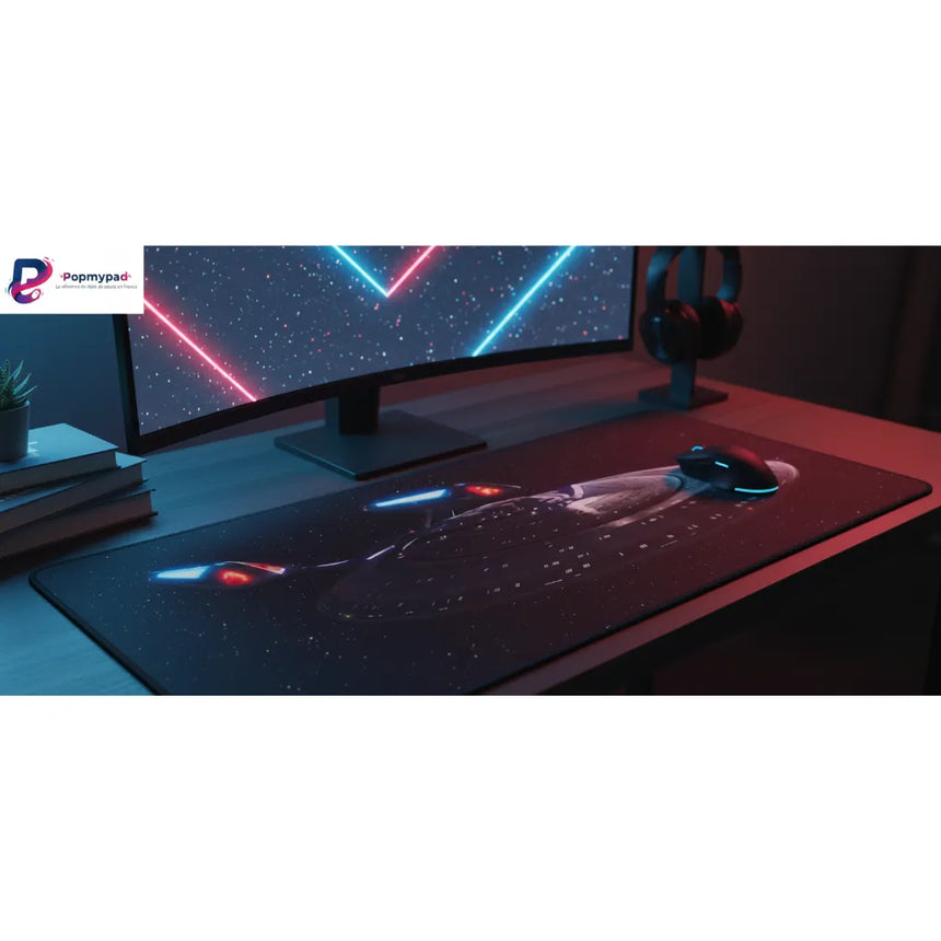 Tapis de souris Star Trek - Édition USS Enterprise-E | Design Galactique Premium