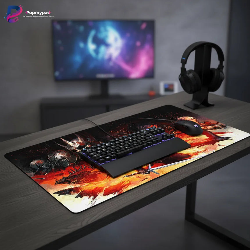 Tapis de souris The Witcher 3 - Édition "Le Destin des Flammes" : L'Art du Combat