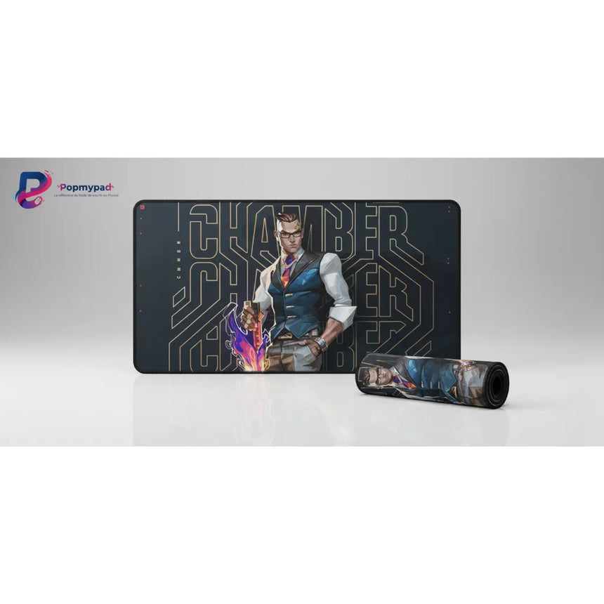 Tapis de souris Valorant - Édition Chamber - XXL RGB & Précision Ultime