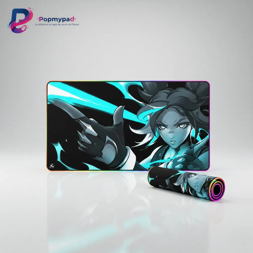 Tapis de souris Valorant - Édition Neon - Précision & RGB XXL