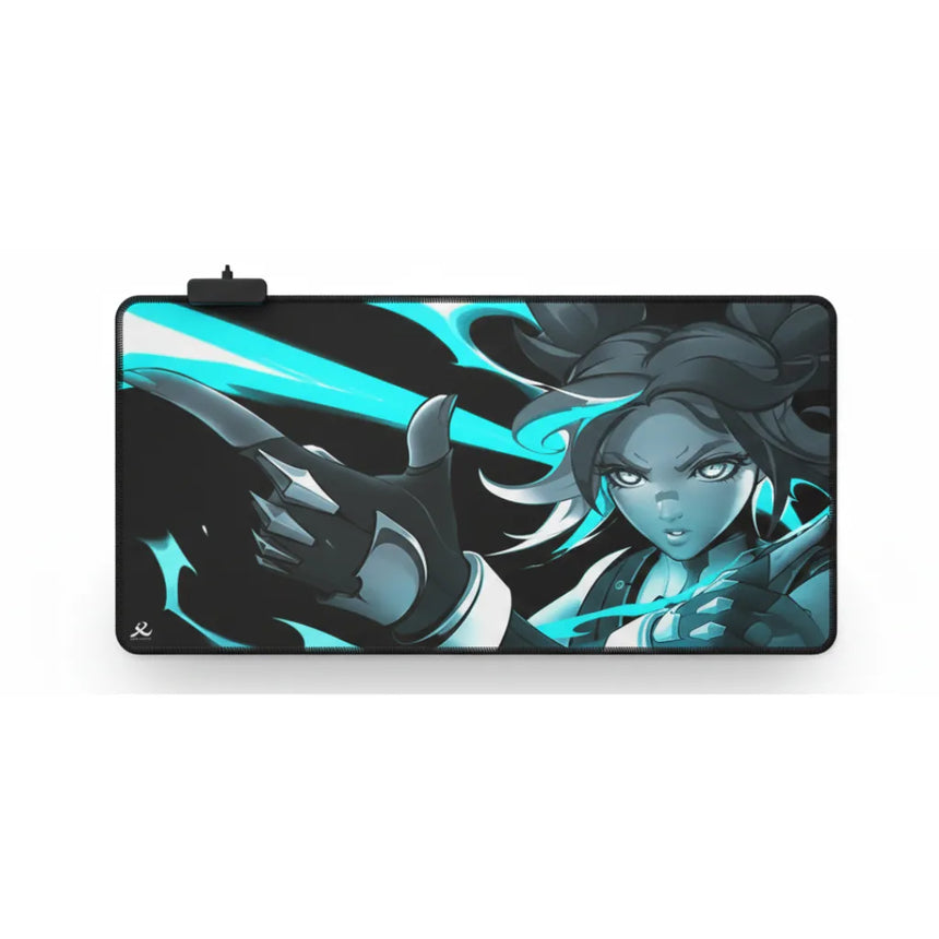 Tapis de souris Valorant - Édition Neon - Précision & RGB XXL