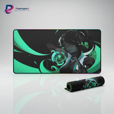 Tapis de souris Valorant - Édition Sage Radiant - Précision Ultime & Design RGB