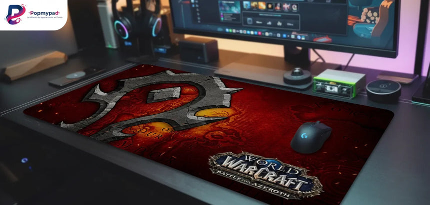 Tapis de souris World of Warcraft - Édition Horde  Domination & Précision