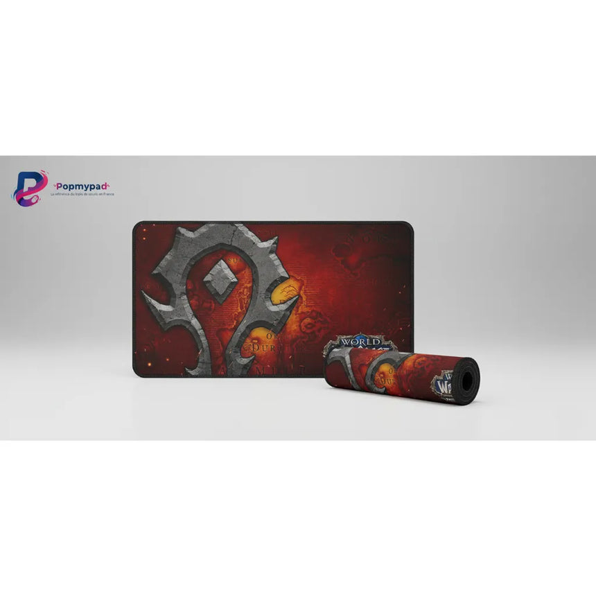 Tapis de souris World of Warcraft - Édition Horde  Domination & Précision